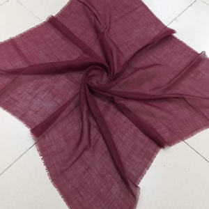 Flamlı Eşarp (Düz Renk)