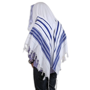 Tallit %100 Yün İbadet Şalı