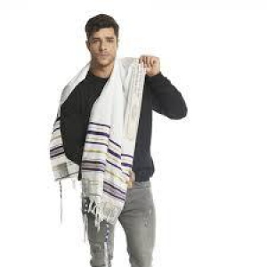 Tallit %100 Yün İbadet Şalı