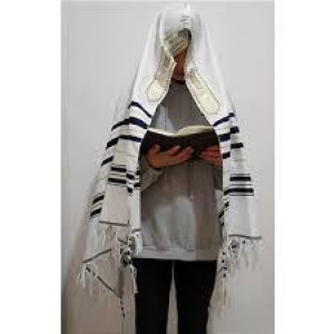 Tallit %100 Yün İbadet Şalı