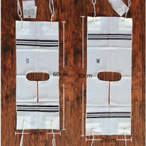 Tallit %100 Yün İbadet Şalı