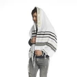 Tallit %100 Yün İbadet Şalı